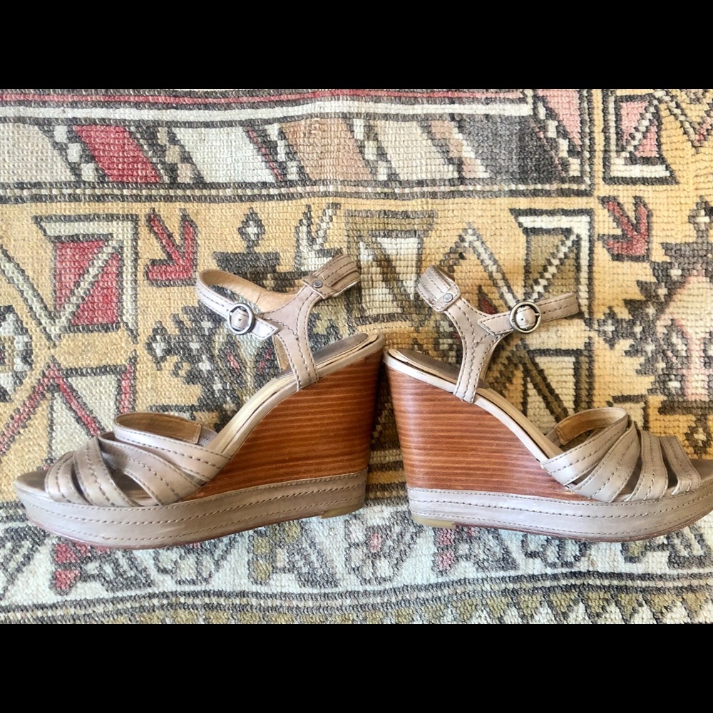 Frye wedge sandals